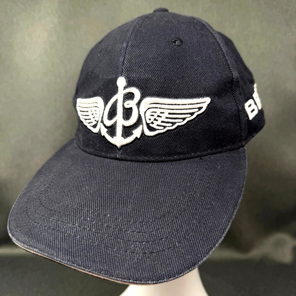 BREITLING Cap Logo Luxury Watch Collection Baseball Hat Navy Blue Not For Sale